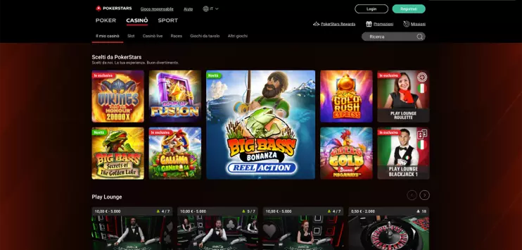 Recensione Pokerstars Casino | Bonus Benvenuto del 100% fino a 1000€